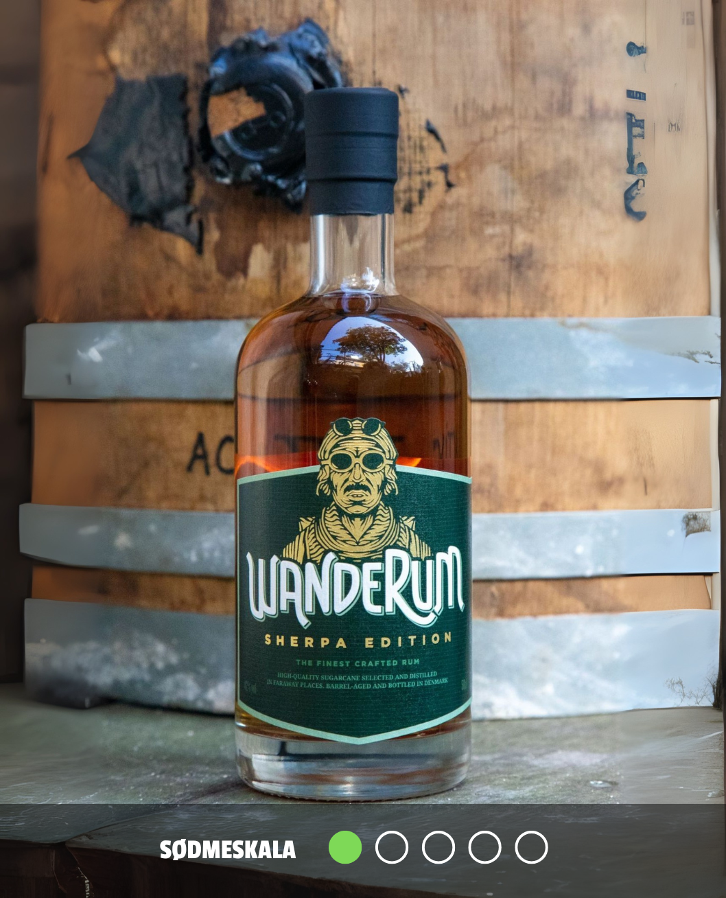 Gaveæske med 3 flasker Wanderum